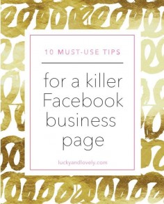 10 Tips for a Killer Facebook Business Page | social media tips