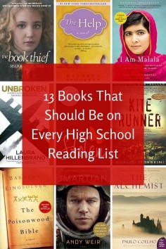 13 Books That Should Be on Every High School Reading List