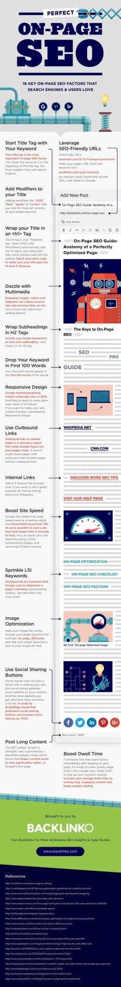 16 Key On-Page SEO Factors That Search Engines And Users Love [Infographic] | Social Media Today