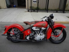1937 Harley Davidson Knucklehead EL OHV - repined by  #VikingBags