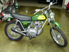 1972 Honda SL100 Motosport Motorcycle