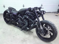 2007 Harley Davidson Night Rod Beastcycles Style - check out that turbo charger!