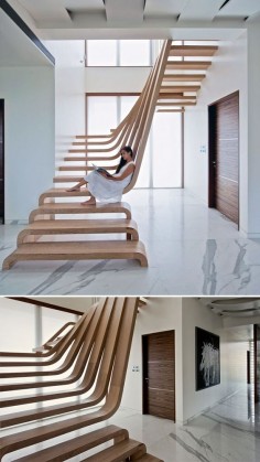 22 Very Unique Staircases. All crazy. Wouldn't do any though, except maybe the 4th!! (Tree) ♥