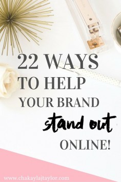 22 Ways to Stand Out Online (and attract the right community members) — Are you wondering how you can begin making a splash online? Then my friend, should click right here to check out 22 ways you can begin to grow your social media platforms, increase your traffic and how to network with other bloggers and entrepreneurs.