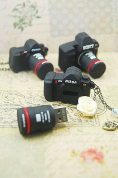 32gb usb flash drive - a mini Dslr camera necklace or keychain on Etsy, $