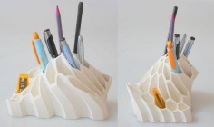 3D printed pencil holder among others