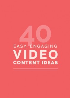 40 Easy, Engaging Video Content Ideas for Your Creative Business - Elle & Company