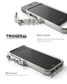 4thdesign TRIGGER case Premium metal bumper case for iPhone5