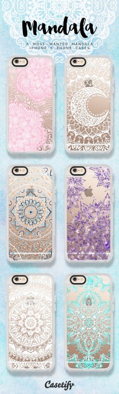 6 All time favourite mandala lace iPhone 6 protective phone cases | Click through to see more laceprint iphone case ideas >>>  | @Casetify