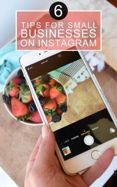 6 tips to help your small business improve it's Instagram account.
