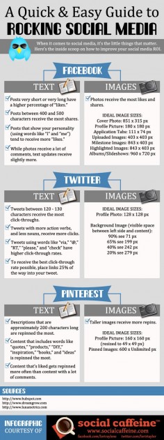 A Quick Easy Guide to Rocking Social Media (Infographic)