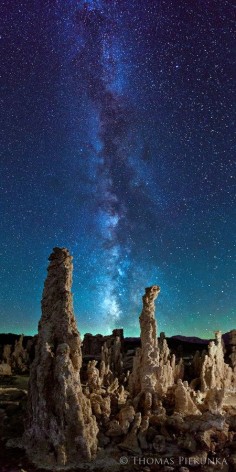 A Slice of Time (and Space) South Tufa and Milky Way, Yosemite National Park California by Thomas Piekunka