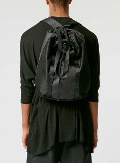 AAA Black Nylon Backpack