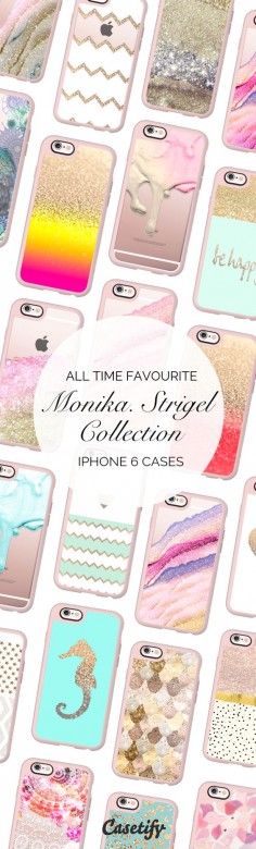 All time favourite iPhone 6 protective phone case designs by Monika Strigel | Click through to see more iphone phone case ideas >>>  | @Casetify