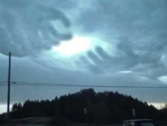 Amazing and weird cloud formation