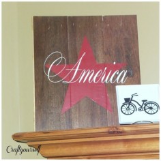 America Star Slat Board - Craft
