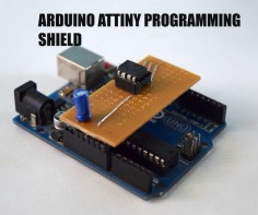 An Attiny is a great alternative to the atmega328, it is for those projects that need few GPIO pins and need to be portable. But unlike the atmgea328 the attiny cannot plug into an Arduino board and be programmed. Another way would be to use a breadboard and an Arduino uno as ISP, but it would be really messy and it would be hard to program it this way multiple times. A better way would be to program it on a shield and in today's instructable I'm going to show you how to build an attiny 