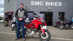 Andy with his new #Ducati #Multistrada. Let the adventures begin! Thanks again Andy :)