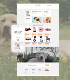 #Animals and #Pets #OnlineStore #Ecommerce #Theme