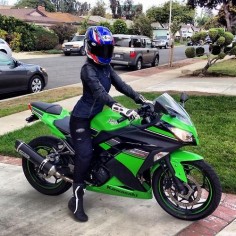 Annette Carrion, atop her Kawasaki Ninja, proves that flattering and protective gear for women does exist. Annette is a contributing author ...
