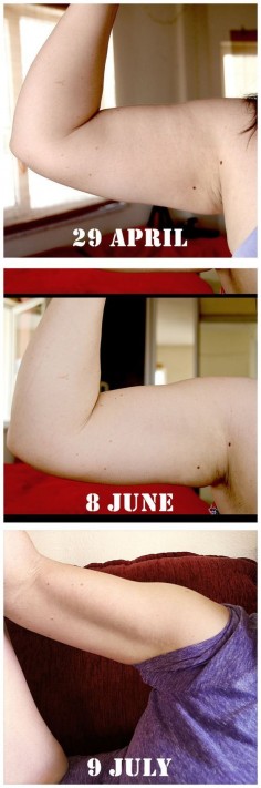 Arm workout for slimmer arms in 6 weeks. I genuinely like these exercises so I'd probably actually do them :)
