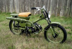 Army Green Honda CT90 Custom