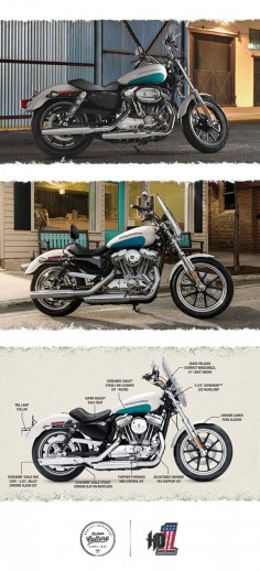 As easy on the eyes as it is to ride. | 2016 Harley-Davidson SuperLow