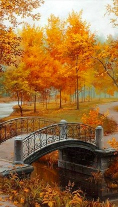 Autumn in the park • artist: Evgeny Lushpin