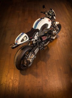 Beautiful BMW R nineT #CafeRacer Martini Racing Version by Stucki2Rad - VTR Customs #motorcycles #motos | 