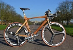 Beautiful wooden bike