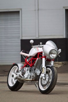 Belarus' star custom builder has just released "Ducati Bastardo". Not the usual custom bike, is it?
