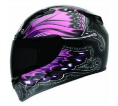 Bell Monarch Women s Vortex  Motorcycle Helmet Pink2