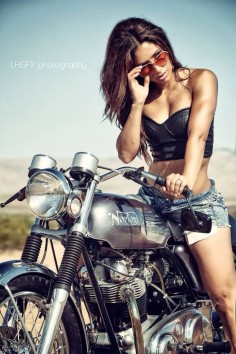 Biker Girl - Biker Chick - Biker Babe - GBT13 #remorque #moto #femme -->