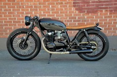 Black & Tan Honda CB 550 by The Best Motorcycles THE BEST MOTORCYCLES