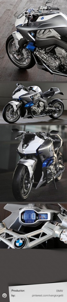 BMW Concept 6 #concept motorcycle #moto #prototype motorcycles