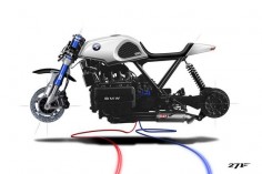 BMW K100 Cafe Racer design by 271 Design #motorcycles #caferacer #motos |