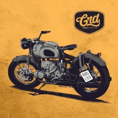 BMW R69S Cafe Racer Dreams @Frank Menze kwint #illustrations #motorcycles | 