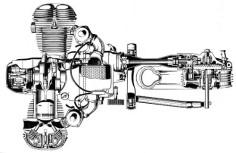 BMW R75/5 Engine and driveline Cutaway