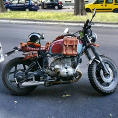 BMW R80 RT Scrambler - Maxakaido Cafe Racer Leather Stuff #motorcycles #scrambler #motos |