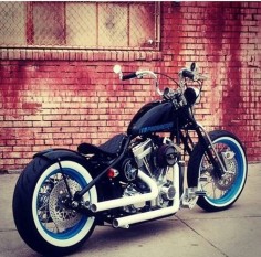 Bobber Inspiration | Harley custom #bobber motorcycle | Bobbers and Custom Motorcycles