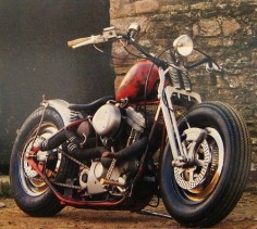 Bobber Inspiration | Harley evo bobber | Bobbers and Custom Motorcycles