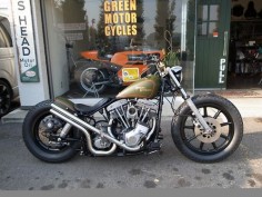 Bobber Inspiration | Harley Shovelhead bobber | Bobbers and Custom Motorcycles