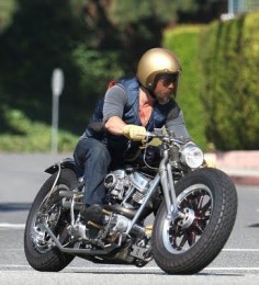 Brad Pitt on one of his many cool bobbers