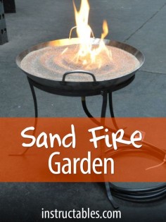 Build your own Zen Fire Garden and enjoy the hypnotic combination of sand and fire every day, in your own backyard.