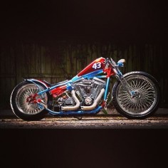 Captain America Motorcycle Colors