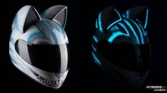 Cat Helmets With Ears From Russian Company Nitrinos Motostudio