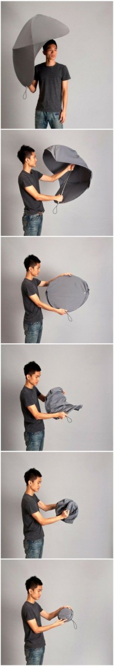 CD bag-sized folding umbrella