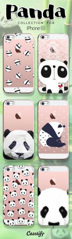 Check out these cute panda cases on our site!  | @Casetify