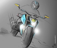 `concept motorcycle sketch