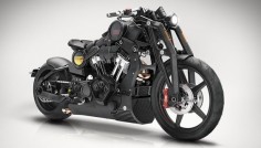 Confederate G2 P51 Fighter Combat motorcycle in black